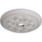 Ekena Millwork Spiral Ceiling Medallion (Fits Canopies up to 4"), 25 1/4"OD x 4"ID x 2"P, Ultra Pure White CM25SPUWF - alternate 2